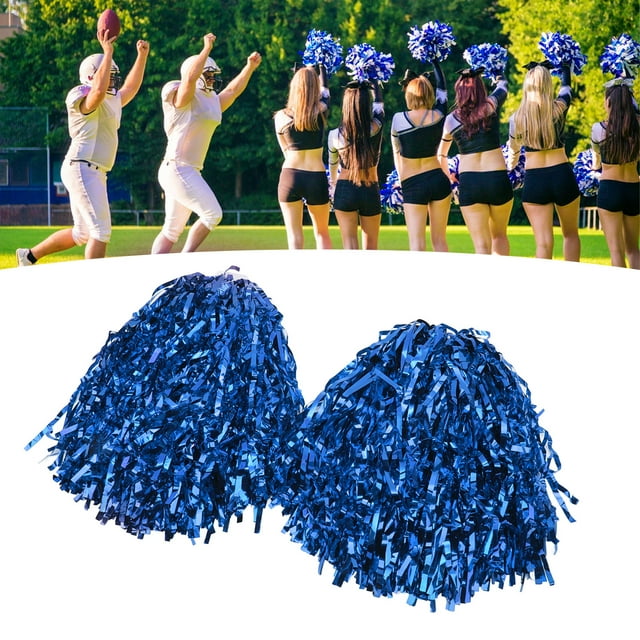 Pomó Poms De Porristas, Pompones De Escuadrón De Animadores De Animadores Para Escolares De Juegos De Baile Deportivo Espíritu Alegría Alegría