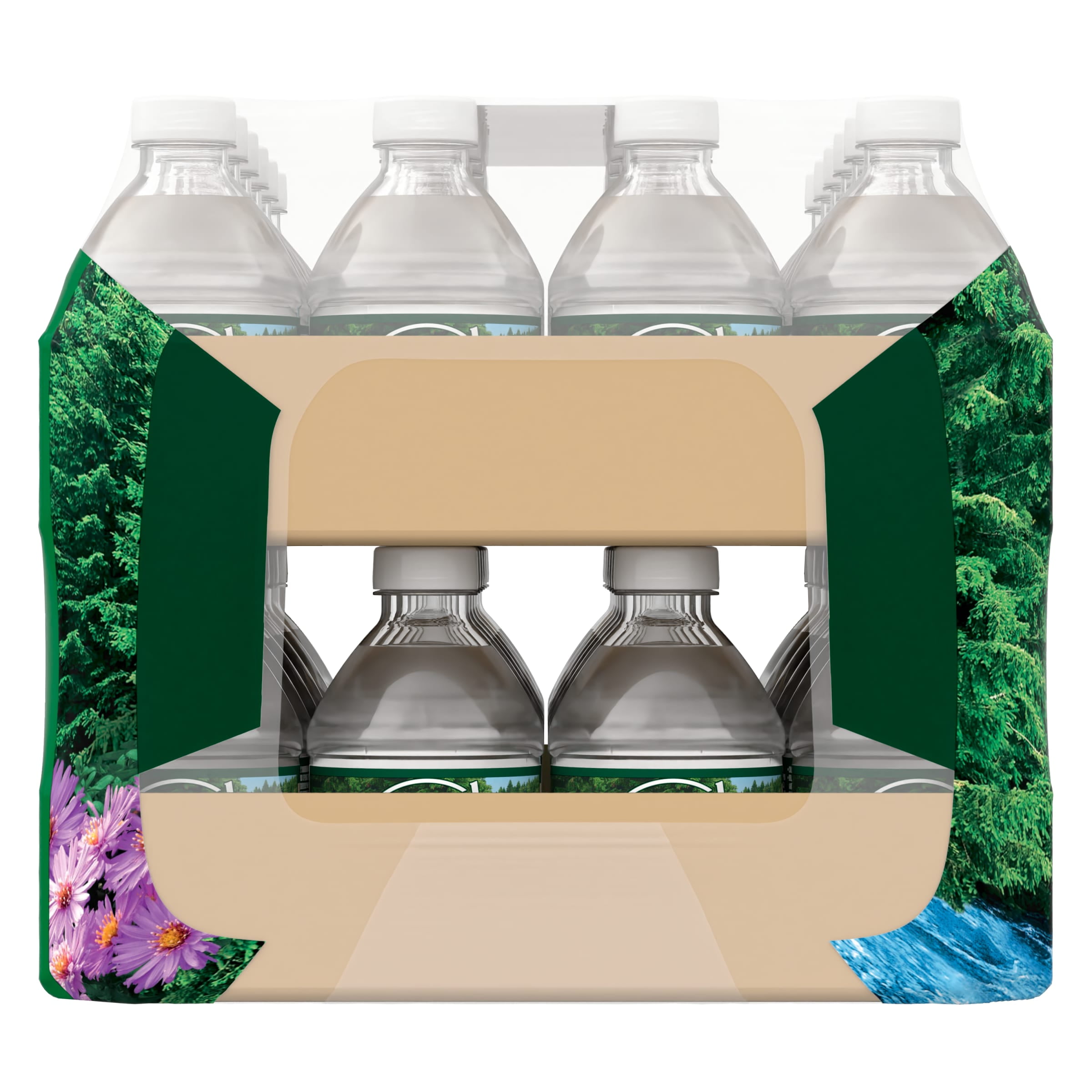 POLAND SPRING Brand 100% Natural Spring Water, 8-ounce mini plastic bottles (Pack of 48)