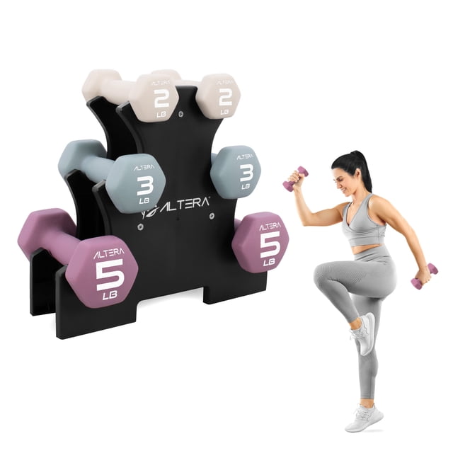 Mancuernas 20 Libras Altera Set De 6 Pesas Para Ejercicio
