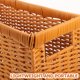 thumbnail image 3 of FENGGUIQU Cesta De Almacenamiento De Plástico Y Ratán Estilo Japonés Para Organizar Y Revistas En Hogar, 3 of 6