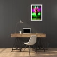 thumbnail image 3 of Stephen Chambers 13x18 White Modern Wood Framed Wall Art Titled - Neon Venus 18, 3 of 6