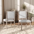 thumbnail image 2 of Furniture of America Direx Solid Wood Indoor Dining Chairs, Tawny (Set of 2), 2 of 12