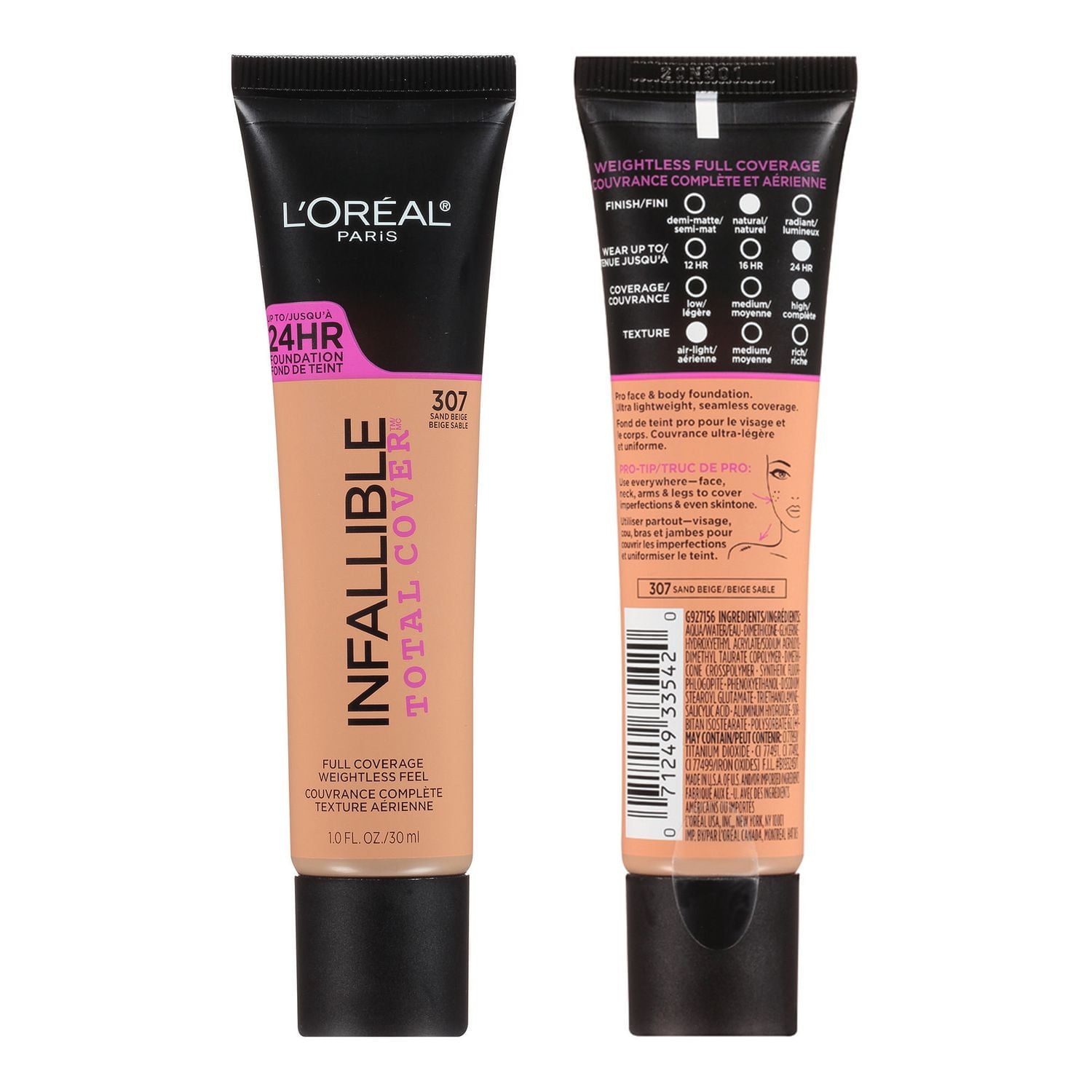 L'Oreal Paris Infallible Total Cover Fond de teint