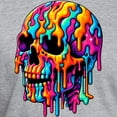 thumbnail image 3 of CafePress - Vibrant Psychedelic Skull Men's Classic T Shirt - Fitted T-Shirt, Vintage Fit Soft Cotton Tee, 3 of 4