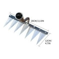 thumbnail image 2 of Hoe Weeding Rake - and Sturdy Heavy Duty Garden Metal Rake,Digging Cultivating Garden Rake for Farming Gardening Weeding, 2 of 8