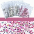 thumbnail image 5 of Ludlz 1440Pcs Glitter DIY 3D Flat Nail Art Rhinestone Sequins Decoration Manicure Tips, 5 of 7