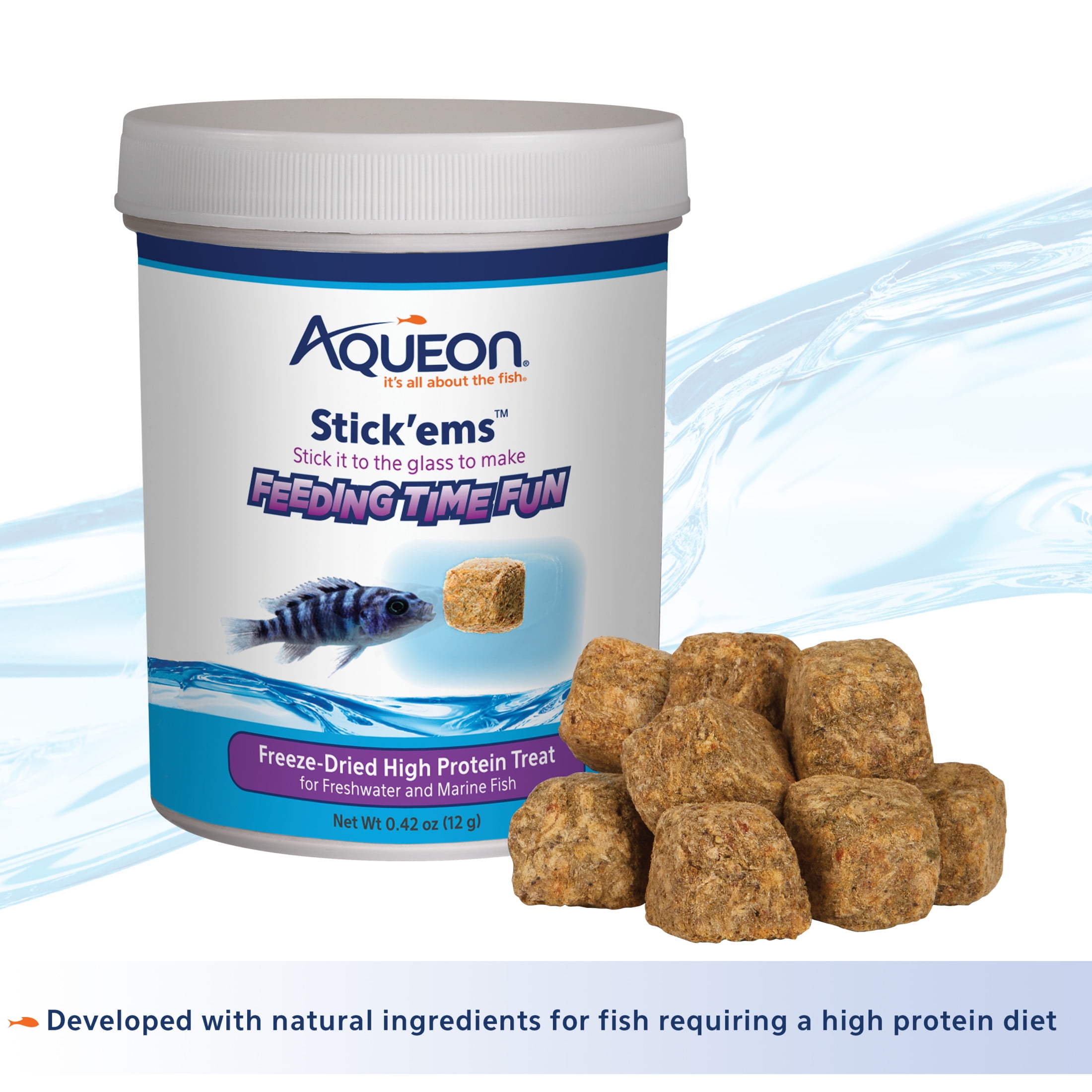 Aqueon® Stick'ems™ Freeze-Dried High Protein Treat