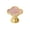 Gold/Pink, variant on Amerock Accents 1-1/4 inch (32mm) Length Gold/Emerald Green Cabinet Knob - 2 Pack