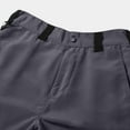 thumbnail image 7 of Dolkfu Zipper Summer Shorts Mens Work Cargo Shorts Relaxed Fit Outdoors Gym 6 Inch Inseam Shorts Men L, 7 of 7