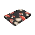 thumbnail image 6 of Wijzvio Red Mushroom Throw Blanket Soft Fuzzy Fleece Blanket For Couch Bed Living Room Decoration 40"X30", 6 of 9