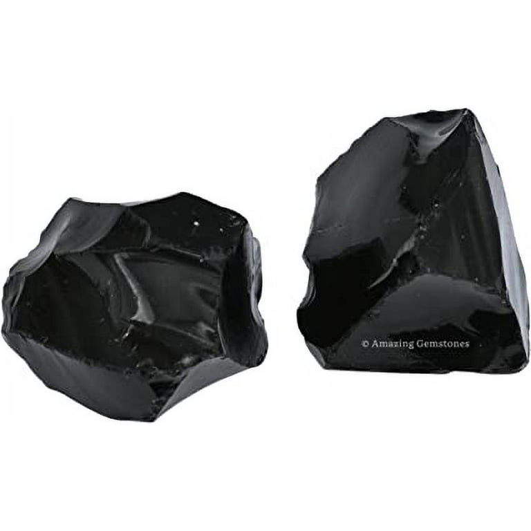 Raw black deals gemstones