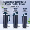 thumbnail image 2 of ACDANC 2026 New 2Pcs Silicone Boot Compatible with 30Oz & 40Oz Freesip Sway Bottles & Tumblers,Protective Anti-Slip Bottom Cover Sleeve for Tumbler, 2 of 7