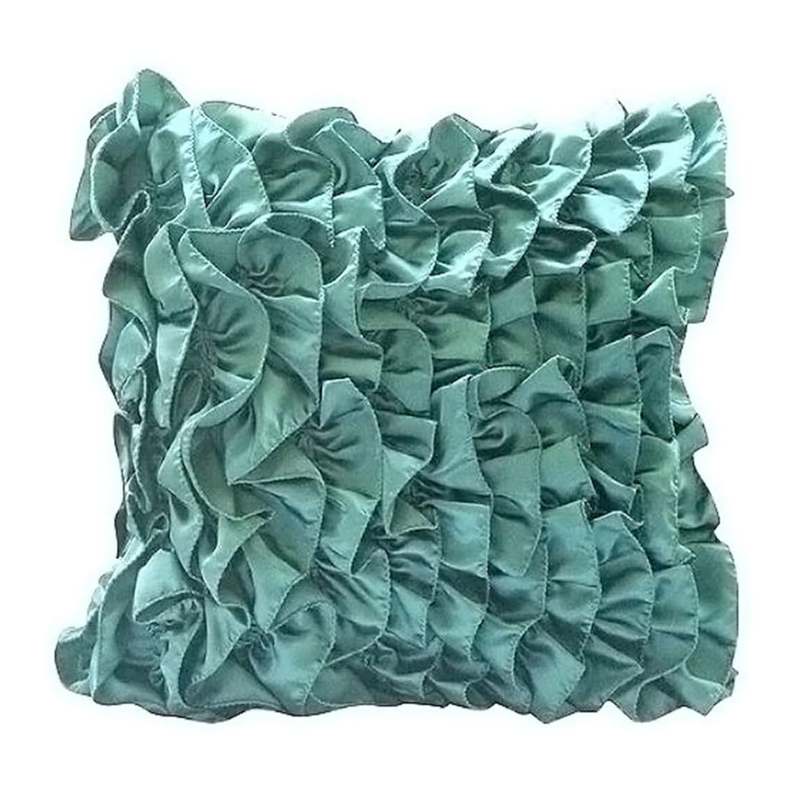 Toss Pillow Covers, Teal Blue Pillow Cover, Solid Throw Pillow Cover