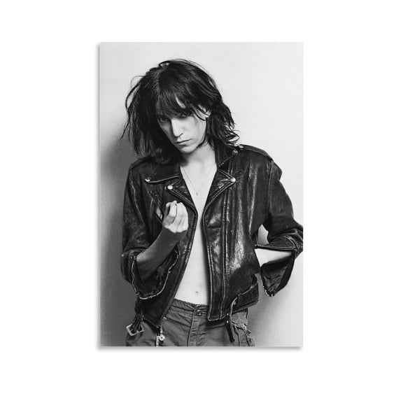 Patti Smith Poster Canvas Wall Art Poster For Room Aesthetic And Decor Pictures For Living Room Bedroom Decor