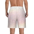 thumbnail image 3 of Kdxio Glitter Light Pearl Pattern Mens Casual Shorts - Drawstring Summer Beach Sports Shorts for Men, 3 of 9