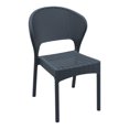 thumbnail image 2 of Compamia Daytona 5 Piece Patio Dining Set in Dark Gray, 2 of 5