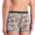 thumbnail image 4 of Men's Boxer Briefs, Roses Mixed Zebra Soft Comfy Mens Underwear Boxer Briefs Breathable With Widen Waist, 4 of 7