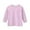 Pink, variant on KAUOD Girls Loose Soft Daily Tshirt Blouses Summer 3/4 Sleeve Crewneck Tops Trendy Casual Tees Shirts for Teen Juniors