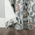 thumbnail image 7 of Mainstays Grommet Top Blackout Curtain Panel, 1 Panel, Gray Print, 40" W x 95" L, 7 of 7