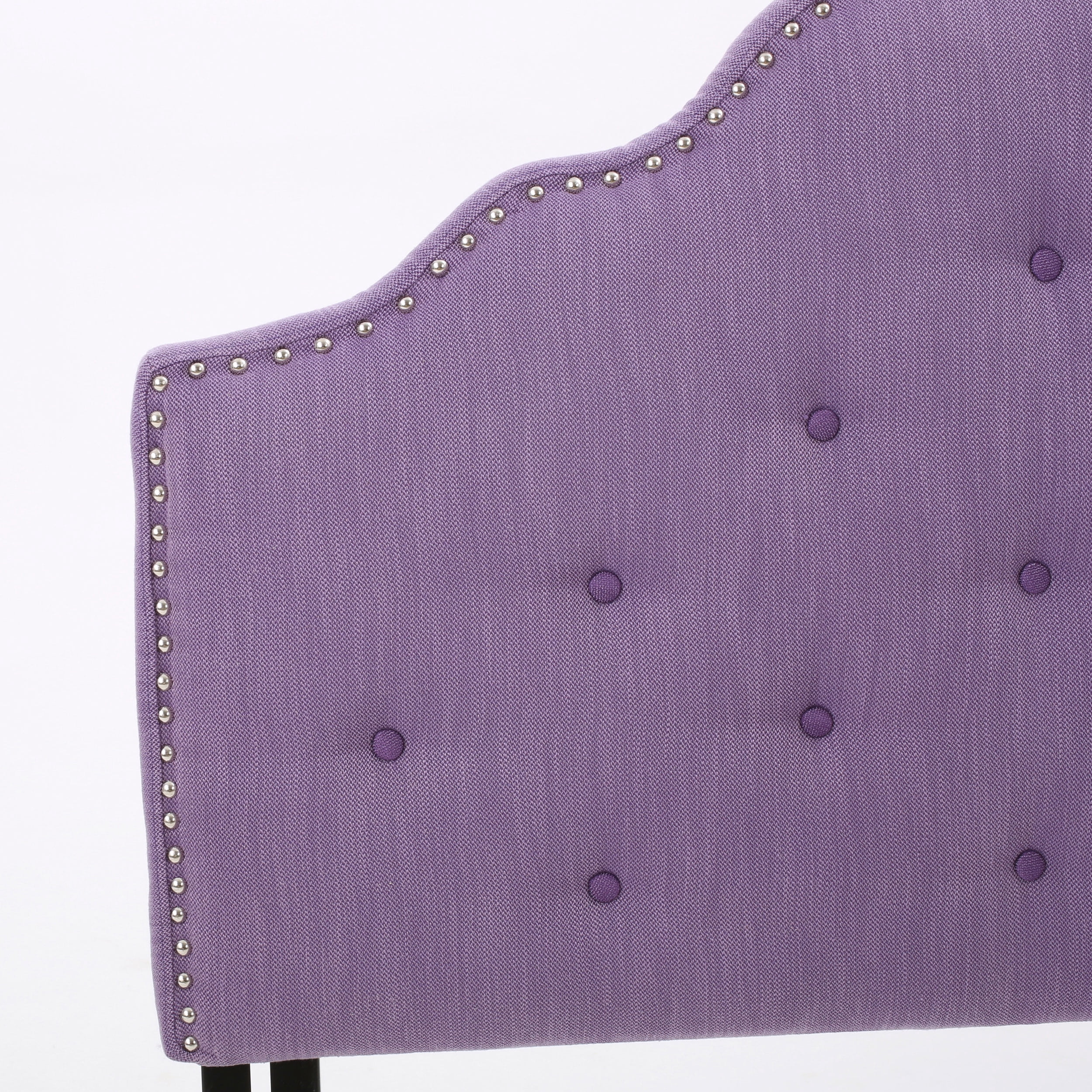 Luella Contemporary Fabric Full/Queen Headboard, Light Purple