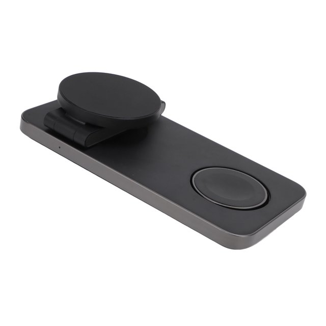 Soporte De Cargador Inalámbrico Magnético, Soporte De Carga Inalámbrico Portátil Plegable Para Auriculares De Reloj De Teléfono IOS