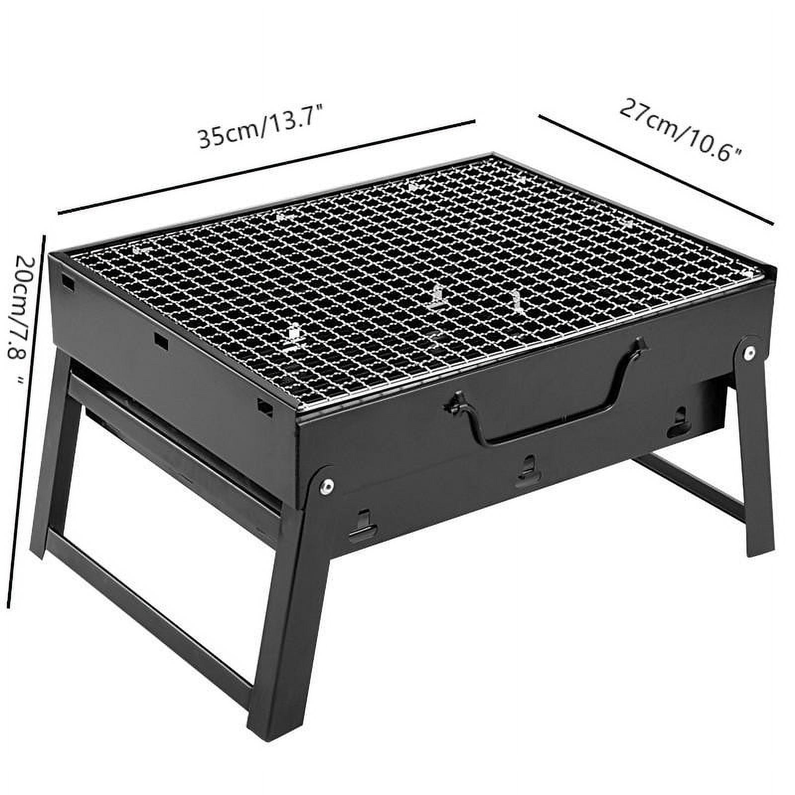 SLYNSHome 10.60" Charcoal Tabletop Grill, Portable