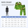 thumbnail image 4 of Honeii Cactus And Succulents Pattern Mens Pajamas Set,2pcs Men's Lounge Long Sleeve Sleep Shirt and Pajama Bottoms Sleepwear Set,Mens Pjs Sets-XX-Large, 4 of 7