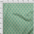 thumbnail image 2 of oneOone Georgette Viscose Fabric Floral Block Printed Fabric 1 Yard 42 Inch Wide, 2 of 4