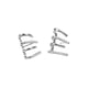 thumbnail image 4 of Pendientes De Garra Qarigey Para Mujer Plata Type2 NO2, 4 of 6