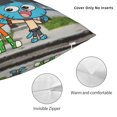 thumbnail image 3 of Amazing World of Gumball Throw Pillow Cover Decoration Pillow Case Cushion Home Decor for Home Sofa Couch 16"x16", 3 of 8