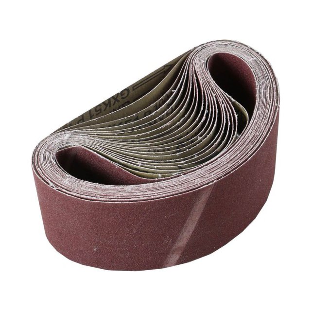 Banda de lijado, banda de papel de lija Banda abrasiva de lijado de aluminio marrón Bandas de lijado multiusos Calidad en la que puede confiar