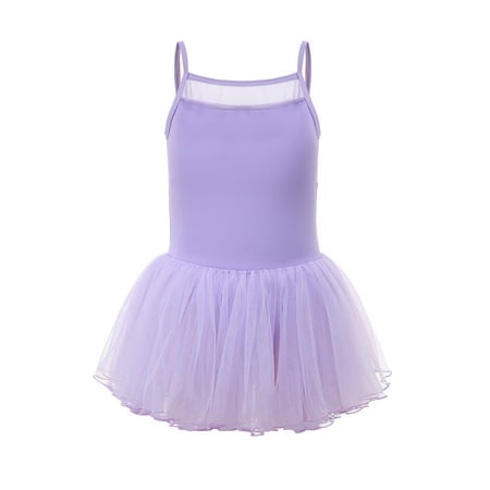 

MIUBAGIAL Toddler Girls Winter Sleeveless Bodysuit Clothes Children s Dance Suit Dress Tutu Colorful
