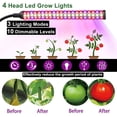 thumbnail image 2 of Plant Growing Lamps Led Grow Lights for Indoor Plants - Upgraded Version 252 LED 10 Dimmable Levels Grow Lamps Full Spectrum 3/9/12H Timer for Succulents Vegetables Flowers Growth, 2 of 7