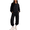 Black, variant on 2 Piece Lounge Set for Women Relaxed Long Sleeve Tee Mid Rise Jogger Workout Outfits Matching Track Suits