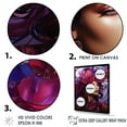 thumbnail image 3 of Designart "Fashionable Magenta Enigma" Fashion Woman Canvas Prints, 3 of 7