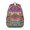 Rose-red, variant on Abstract Floral Pig Student Backpack Cute Farm Animal Cartoon Watercolor Print Design Aesthetic School Bookbag for Student