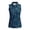 Blue, variant on Women Sleeveless Polo shirt Half Zip Collar Ribbon Breast Cancer Awareness Tank Top Quick Dry Stretch Athletic Casual Vest Shirts Blue S