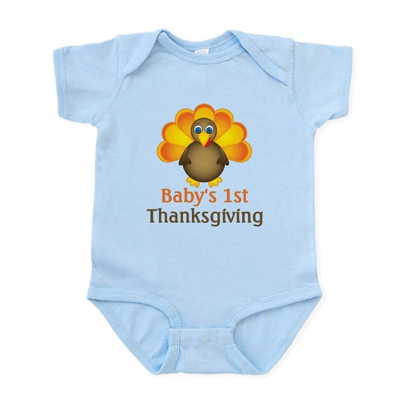 CafePress - Baby's 1St Thanksgiving Infant Bodysuit - Baby Light Bodysuit, Size Newborn - 24 Months