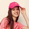 thumbnail image 5 of DALIX Pineapple Dad Hat Cotton Twill Baseball Cap Premium Stitched Hot Pink, 5 of 5
