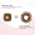 thumbnail image 4 of 22 Inch Red Berry Christmas Wreath for Front Door Winter Berry Wreath for Seasonal Decoration Winter Farmhouse Home Hoilday Christmas Party Decorations Indoor/Outdoor, 4 of 7