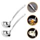 thumbnail image 2 of 2 cucharones separadores de aceite de acero inoxidable, cucharas separadoras de grasa con pico vertedor, cucharones de sopa de metal, separadores de grasa para cocinar., 2 of 5
