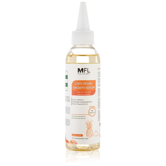 Suero de crecimiento vegano Locs | Aceite Locs (aroma a piña, arándano y menta) | 4 onzas (piña)