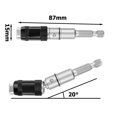 thumbnail image 2 of SHAR Fixed Head Holder for Electric Drill Batch Head Extension Bar - Black Model, Quick Transfer Bar Triple, 2 of 5