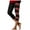 Black, variant on TSADFHJI Black Skirt with Slit Women's Olive Print Elastic Tights Leggings 3/4 Athletic Pants for Sports Workout Xl Red