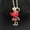 Red, variant on New Fashion Cute Enamel Crystal Mouse Rat Animals Pendant Sweater Chain Necklace-Red