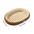 thumbnail image 3 of Pgyong Extra Thick Winter Dog & Cat Bed with Removable Cushion - Warm Plush Sofa Mat, Kennel Crate Pad, Machine Washable Pet Furniture for Indoor Use, 3 of 6
