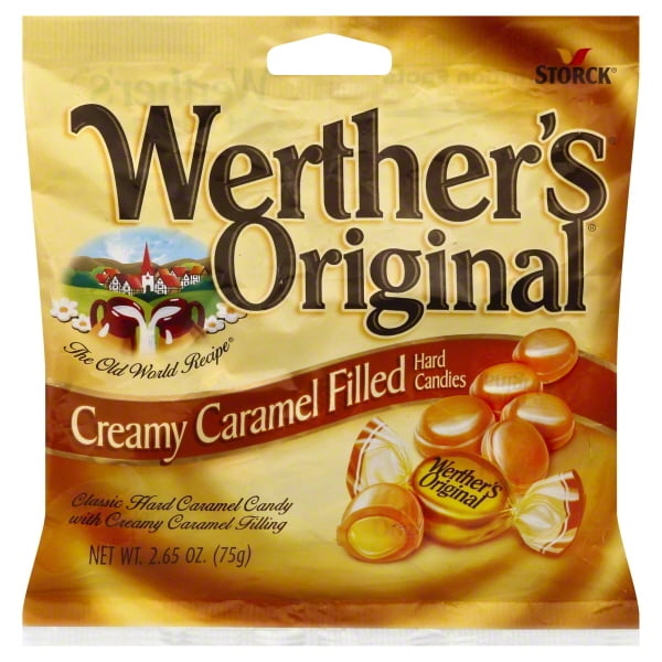 Werther's Original Creamy Caramel Filled Hard Candies, 2.65 Oz.