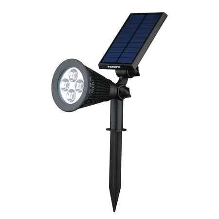 Solar Powered Water Feature With Lights VicTsing Solar Powered LED Landscape Lighting Waterproof Outdoor for Yard Garden Driveway,200 Lumens ()