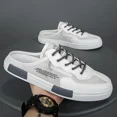 thumbnail image 2 of Zapatillas transpirables de malla hueca para hombre, zapatos planos cómodos para exteriores, moda de verano, 2 of 5