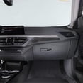 thumbnail image 3 of Soft Carbon Fiber Car Co-Pilot Dashboard Panel Cover Trim Sticker Compatible with B-M-W 2 Series F44 2020-2024 Interior Accessories (Black), 3 of 5